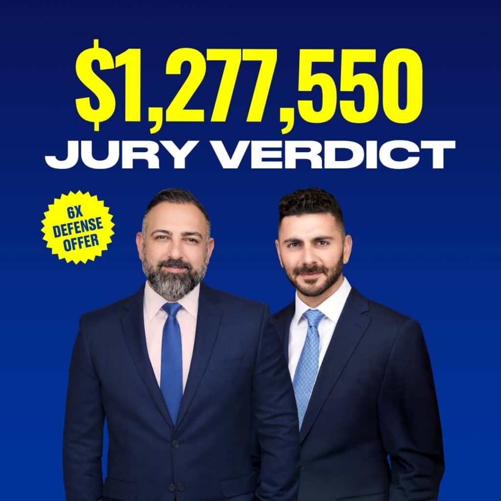 $1,277,550 Veredicto del jurado · 6 veces la oferta de la defensa – Diaz contra Thompson